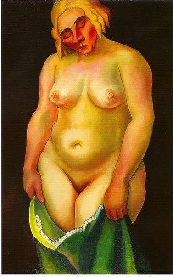 Rudolf Wacker Stehender Frauenakt oil painting image